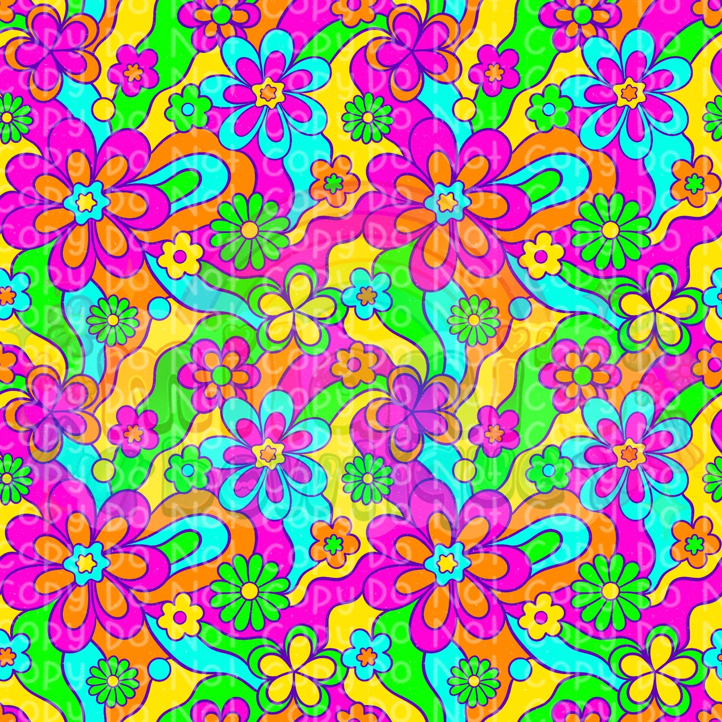 Retro Floral Bright
