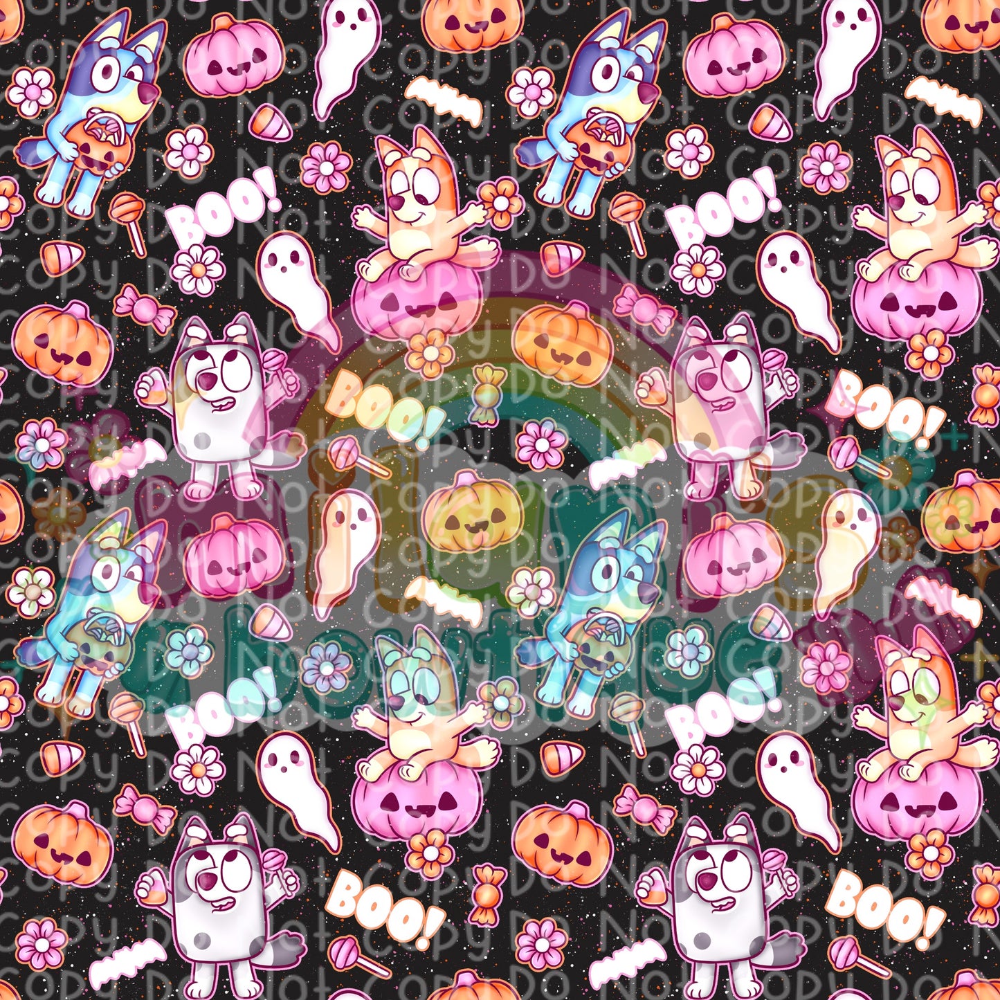 Heeler Halloween Dark