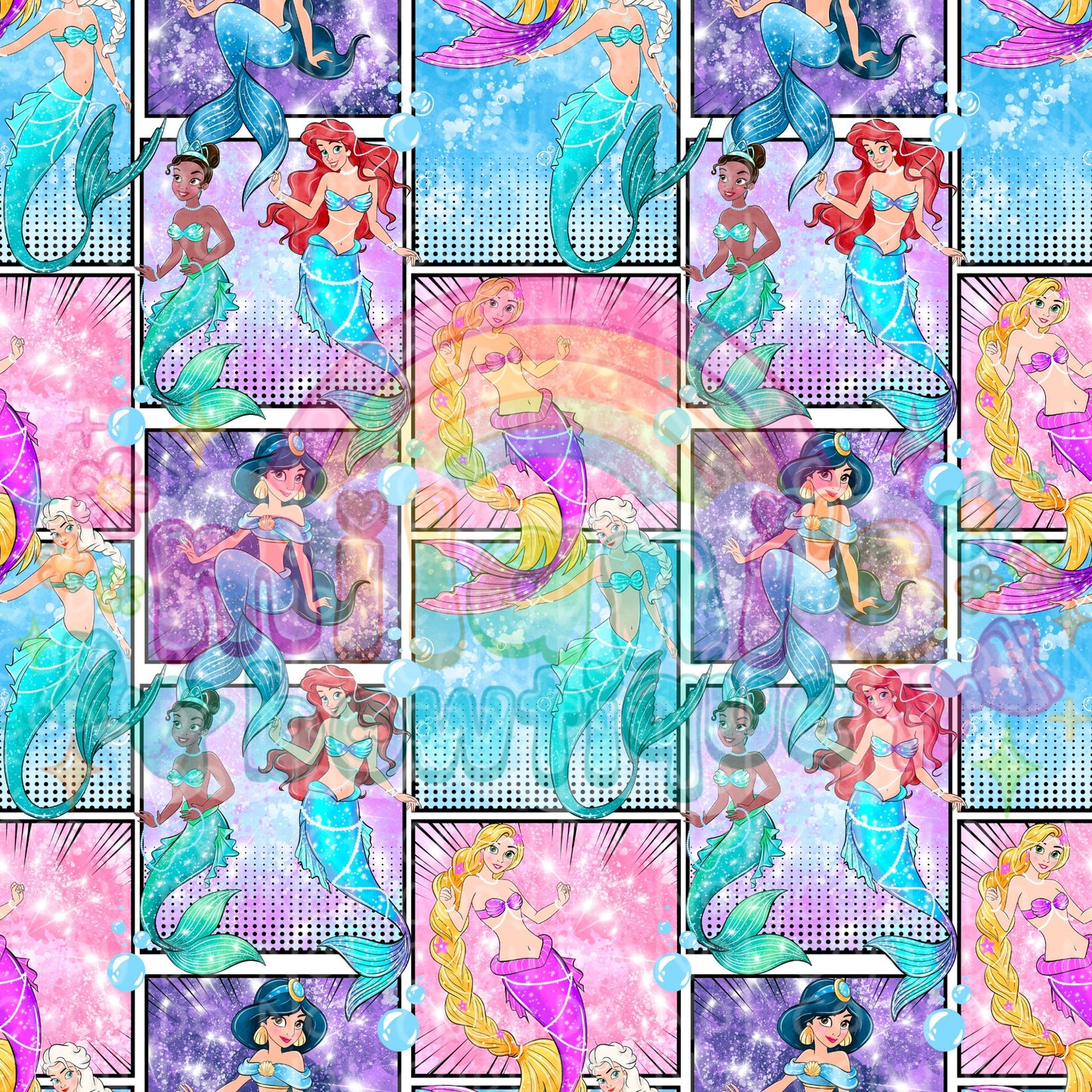 Comic Mermaid Princesses