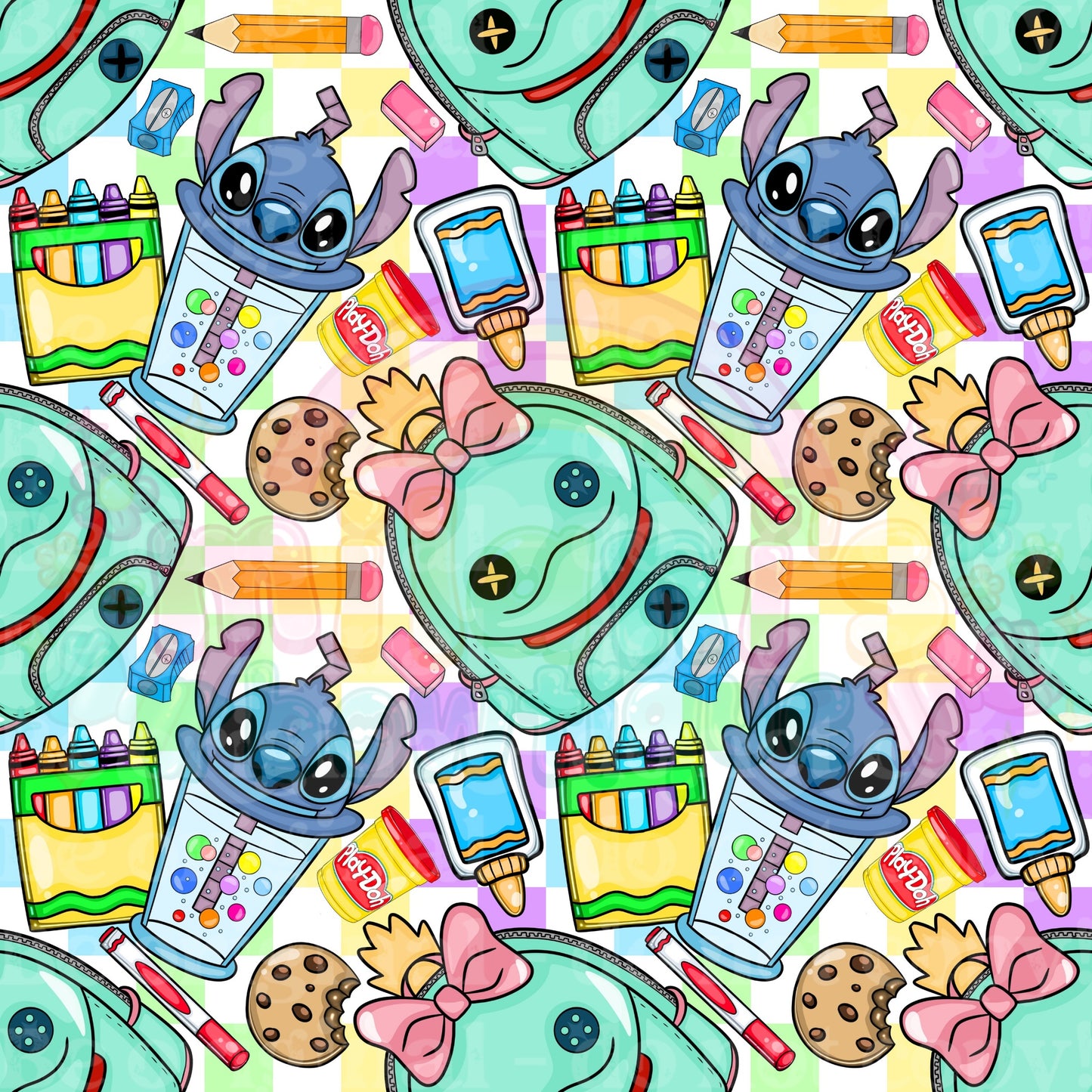 Blue Alien Backpacks