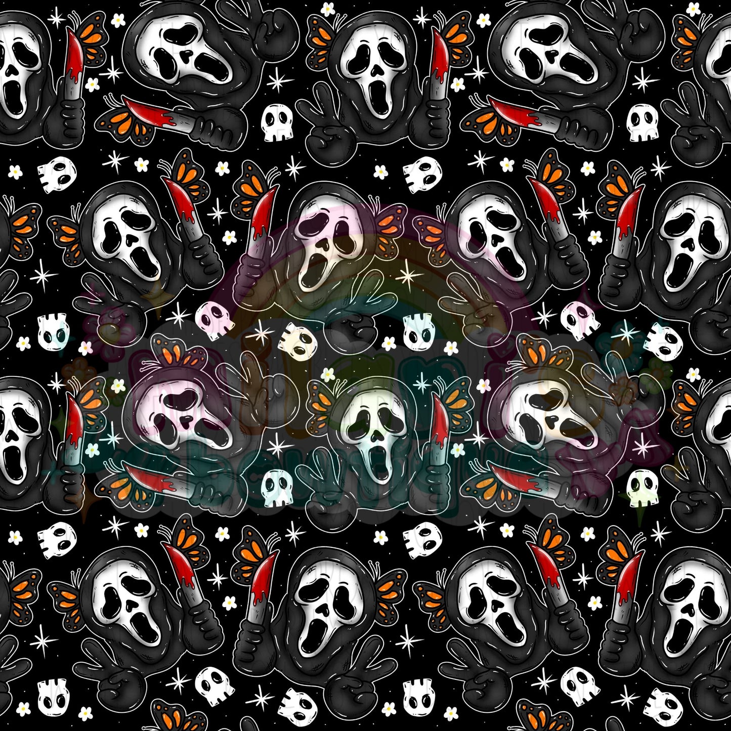 Butterfly Ghost Face