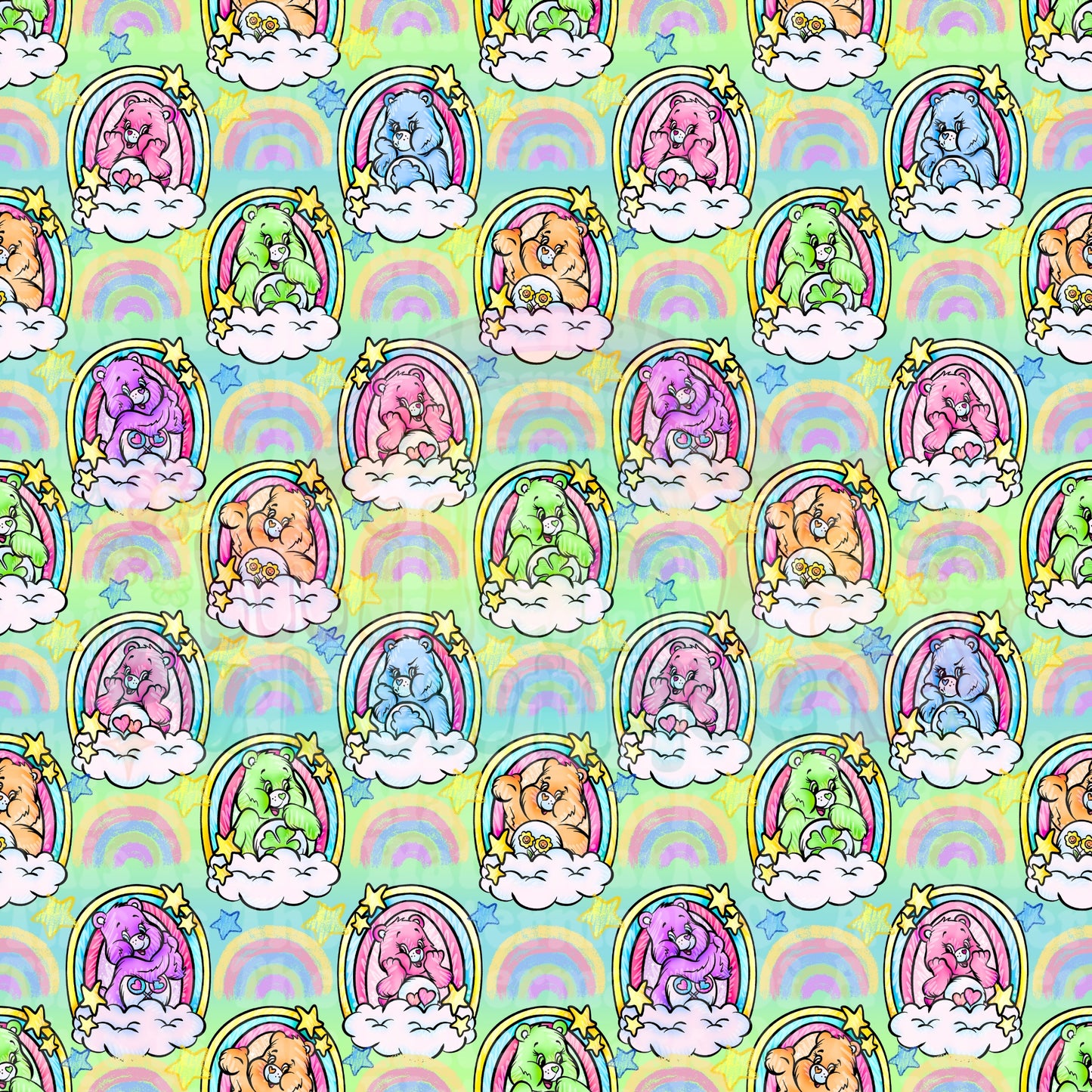 Bears that Care Rainbows