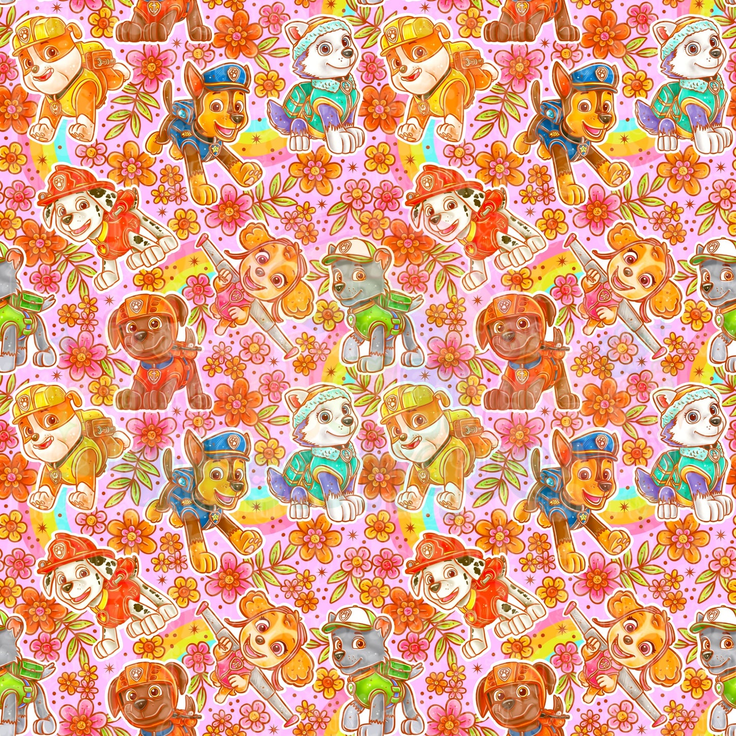 Patrol Dogs Floral