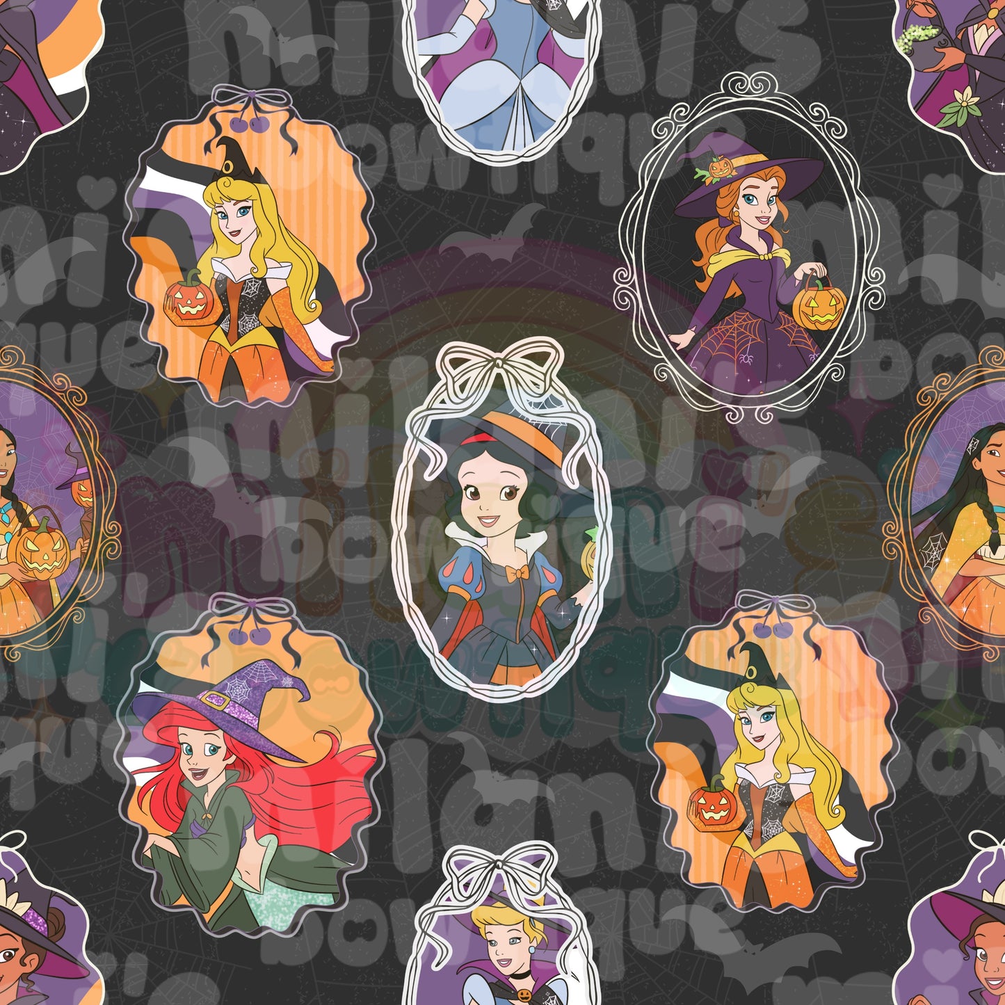 Spooky Princess Frames