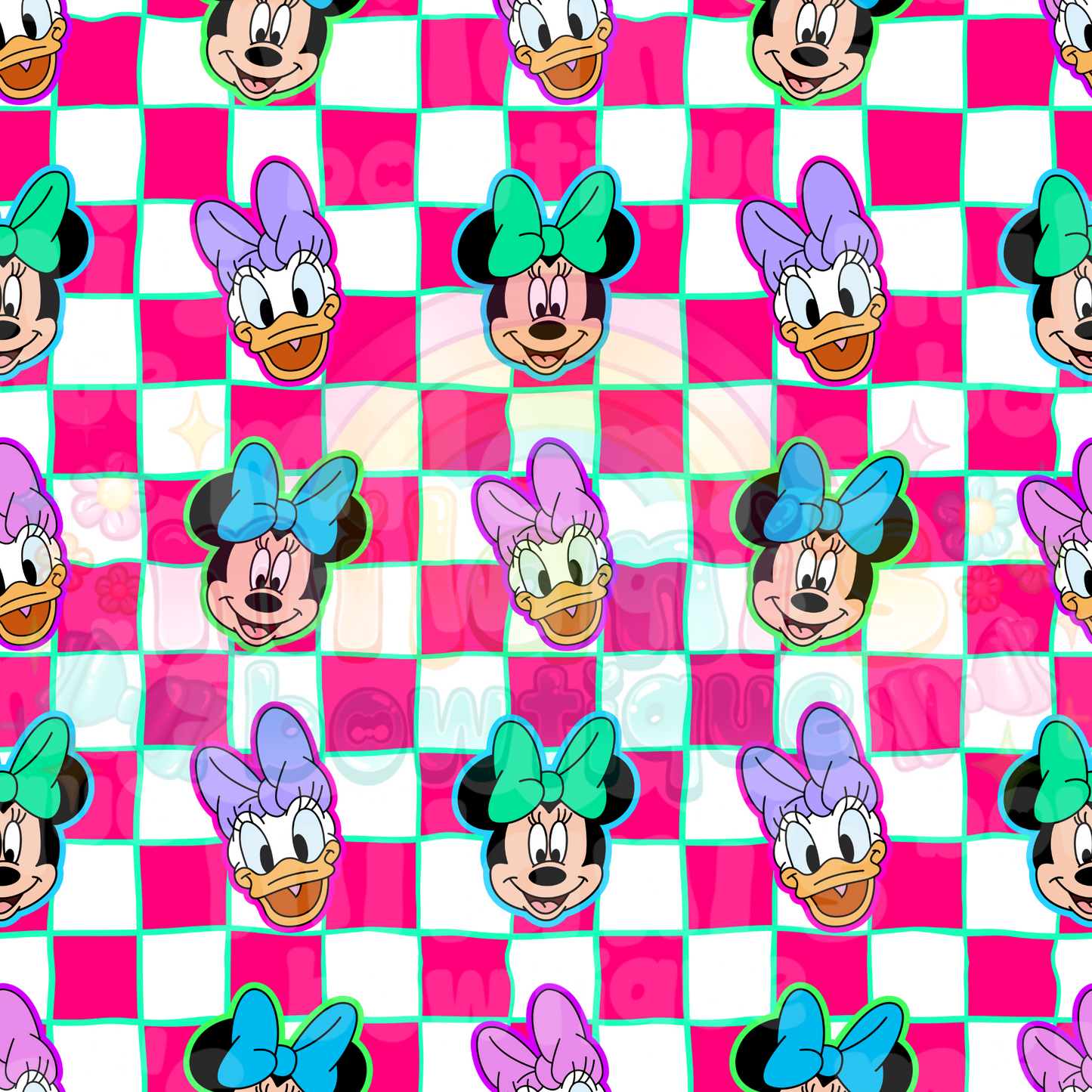 Neon Mouse Friends