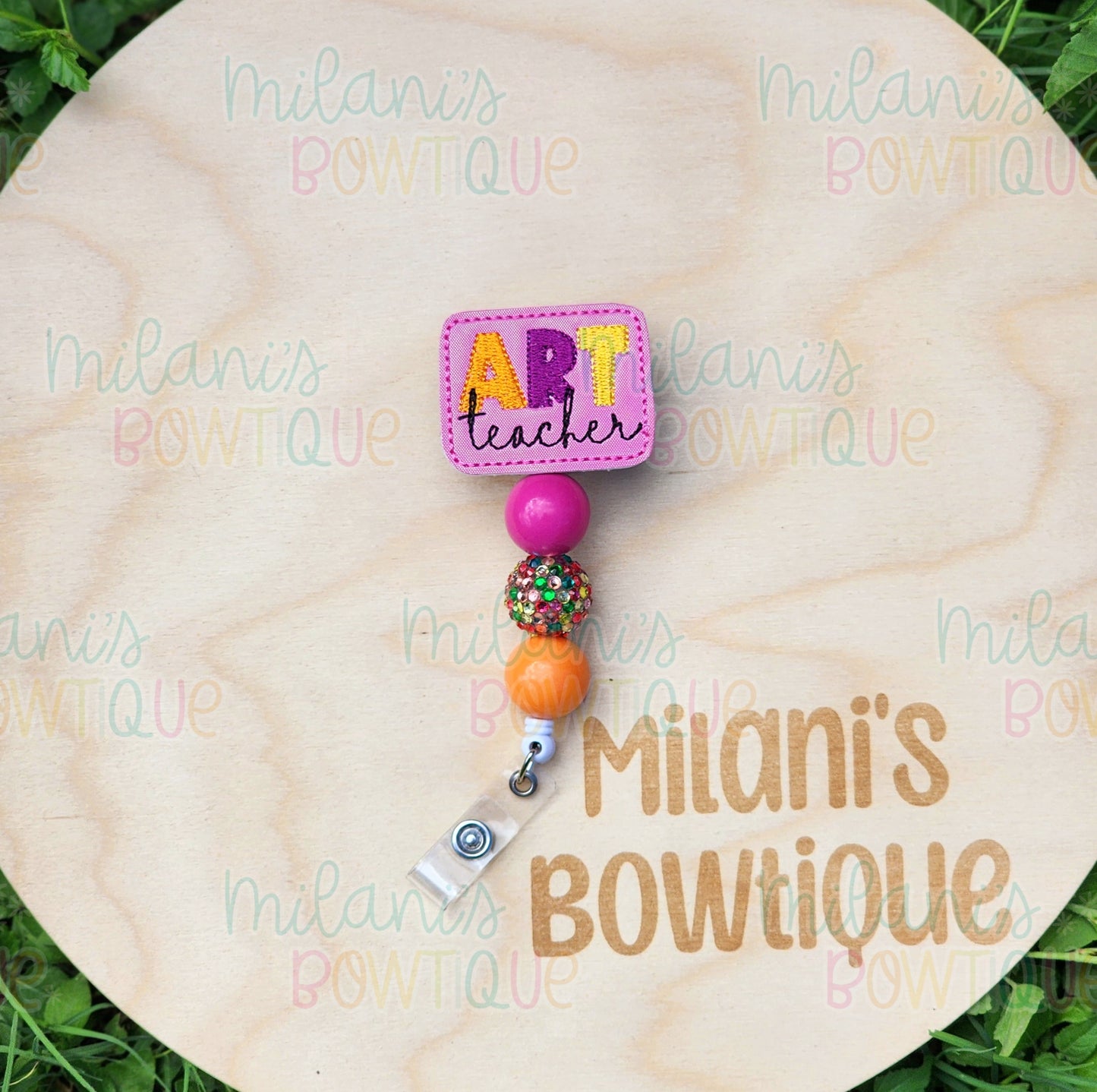 Art Teacher Badge Reel