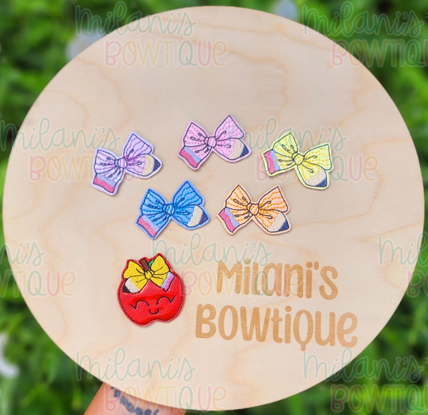Cutie Pencil Feltie Bows