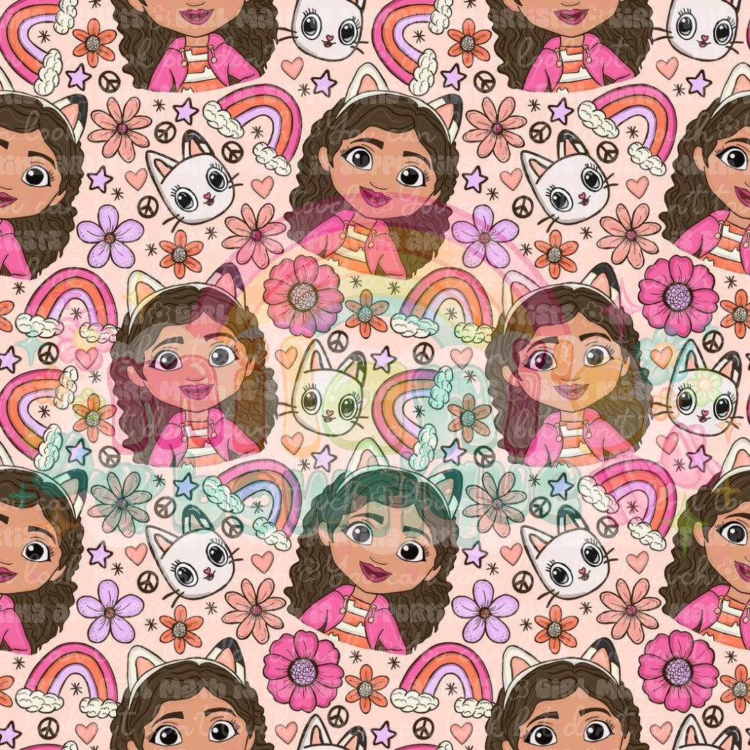 Dollhouse Girl & Cat