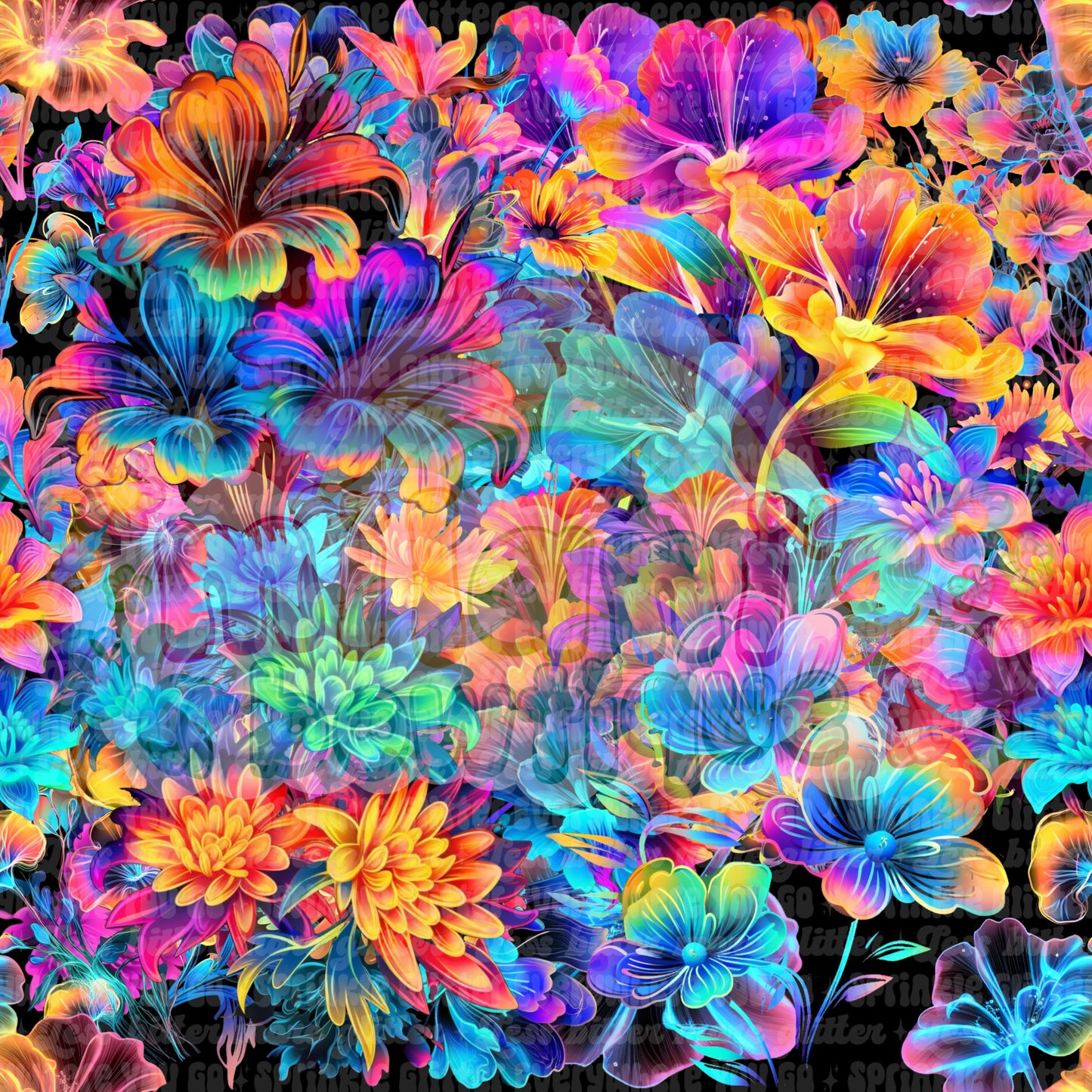 Neon Flowers