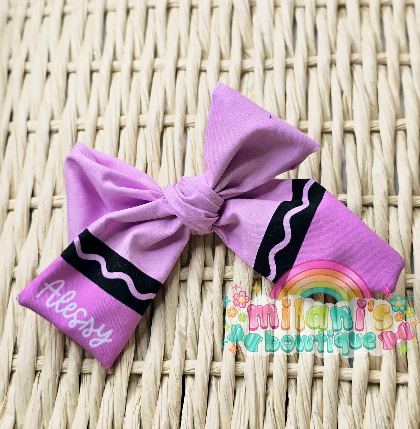 Custom BTS Fabric Bows
