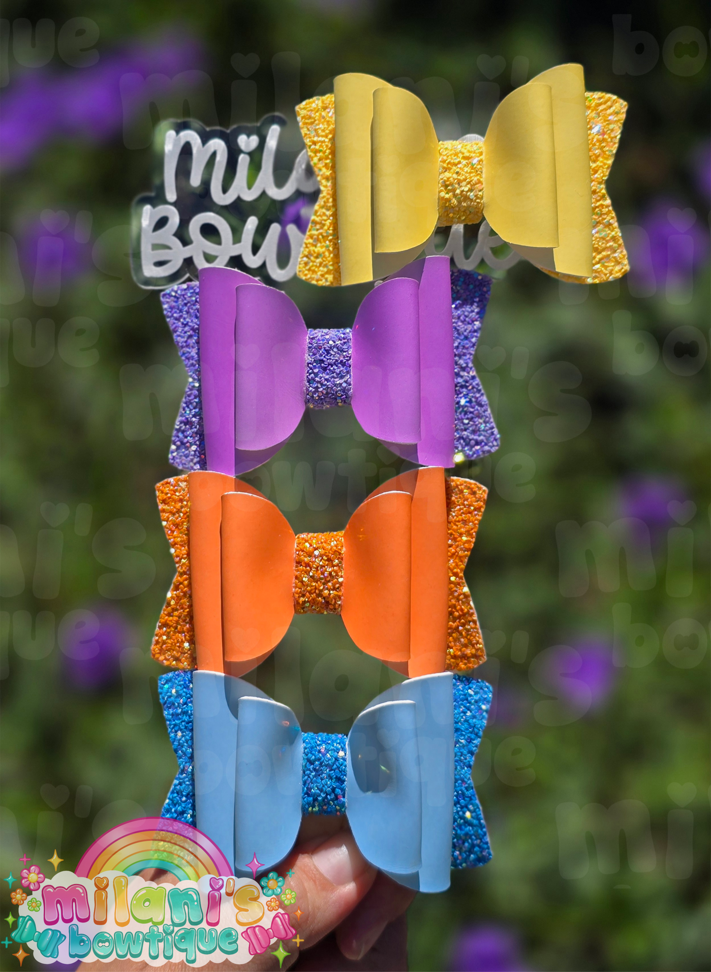 Yellow Color Changing Bows