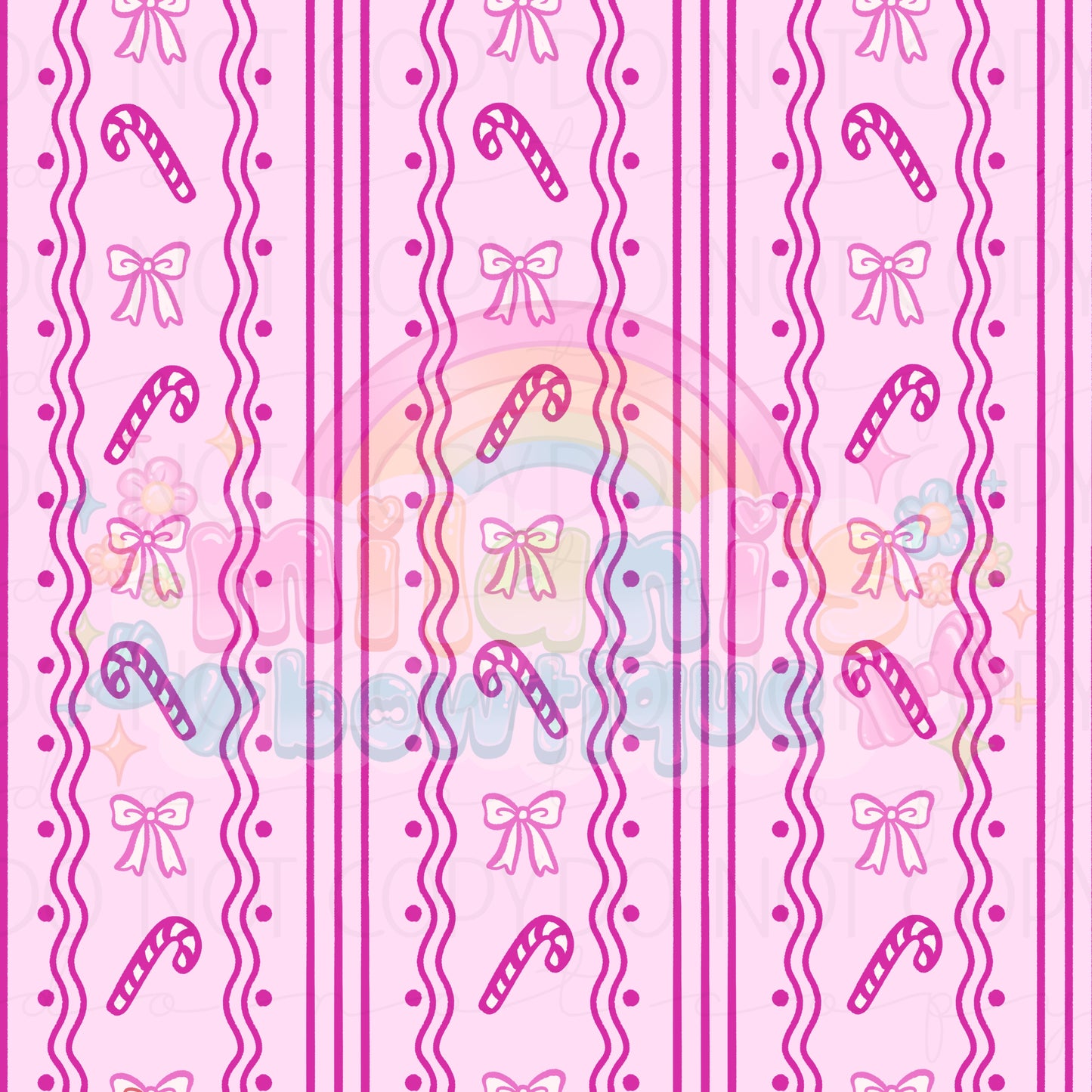 Coquette Pink Candy Canes