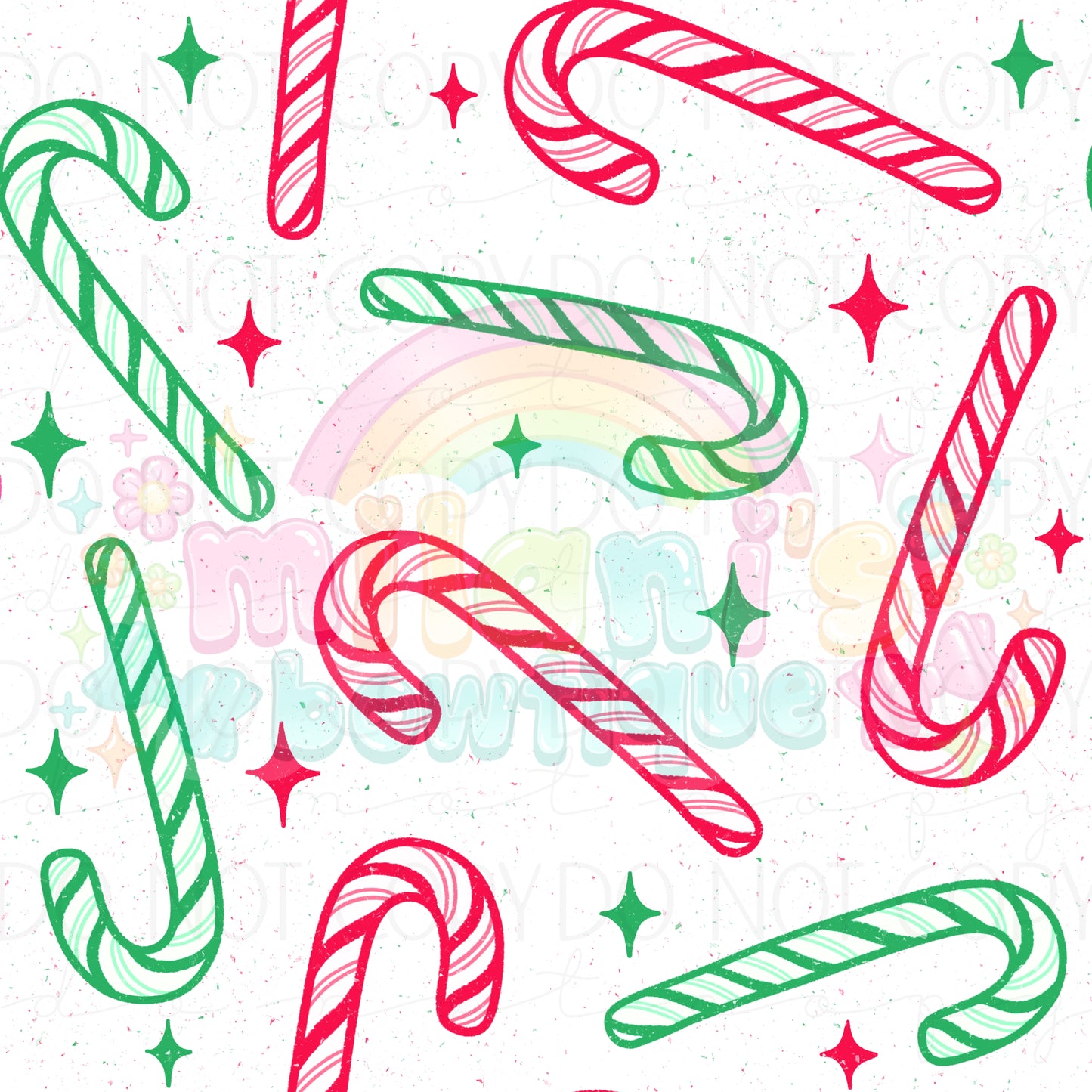 Candy Canes Green