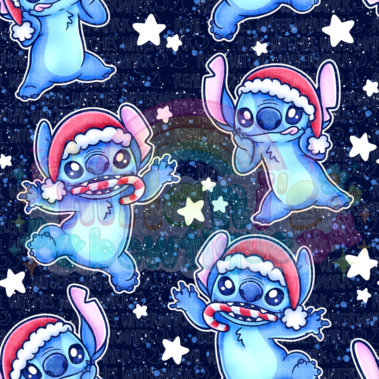 Blue Alien Xmas