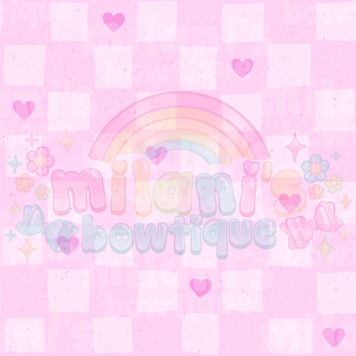 Hearts Gingham