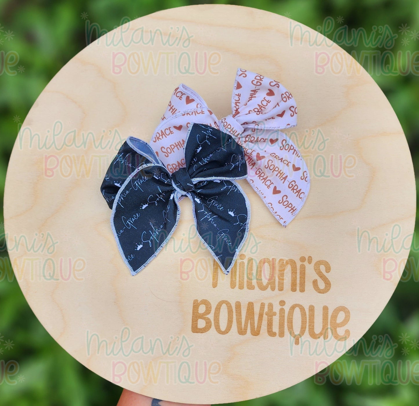 Personalized Sailor Bow