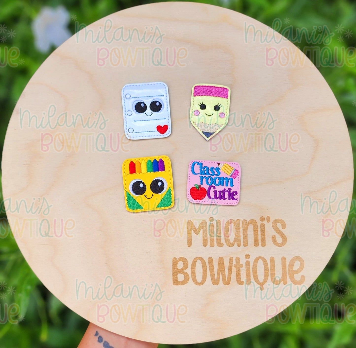 School Feltie Clips