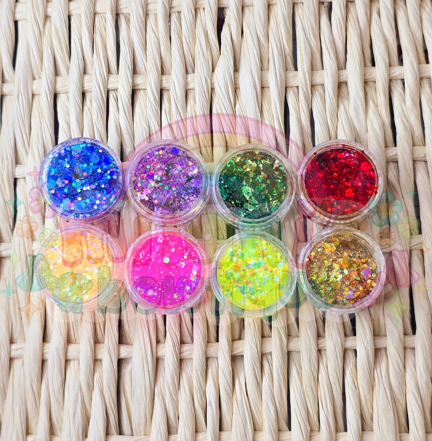 Rainbow Glitter Set