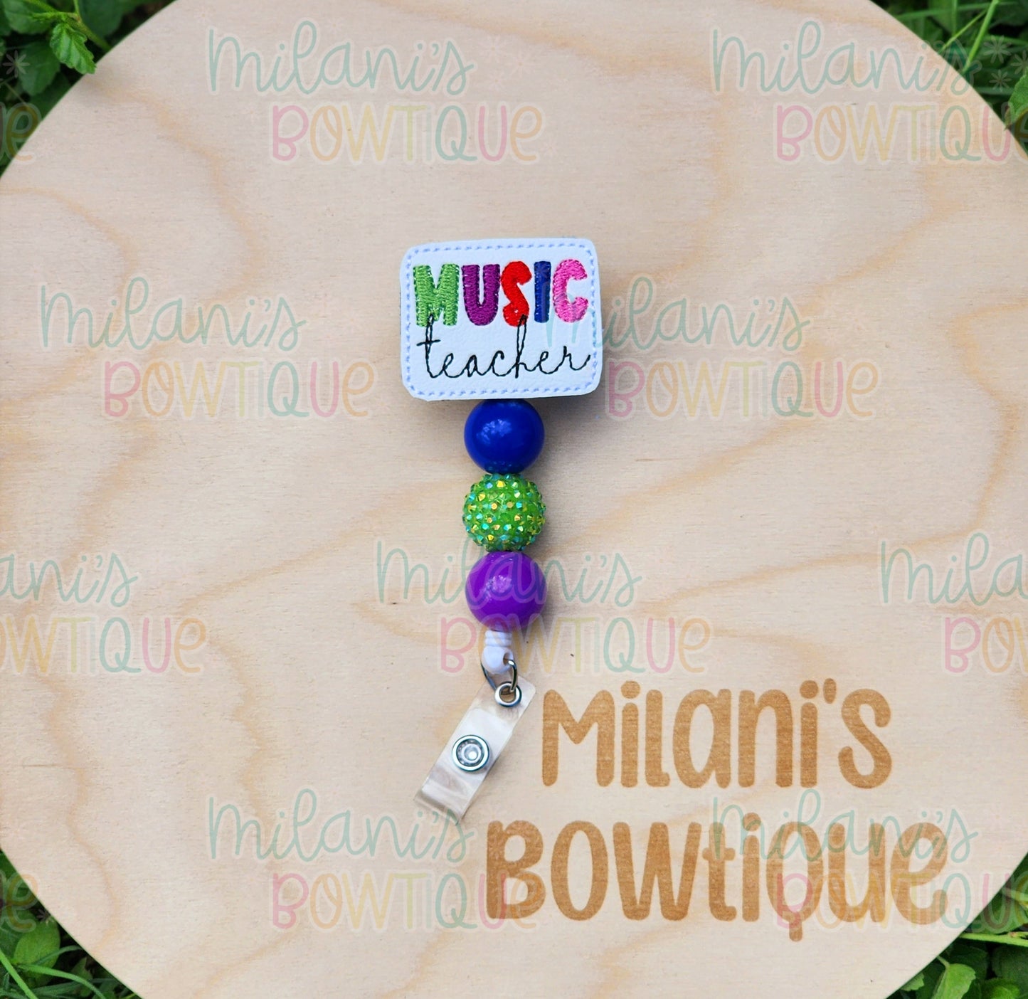 Music Teacher Badge Reel