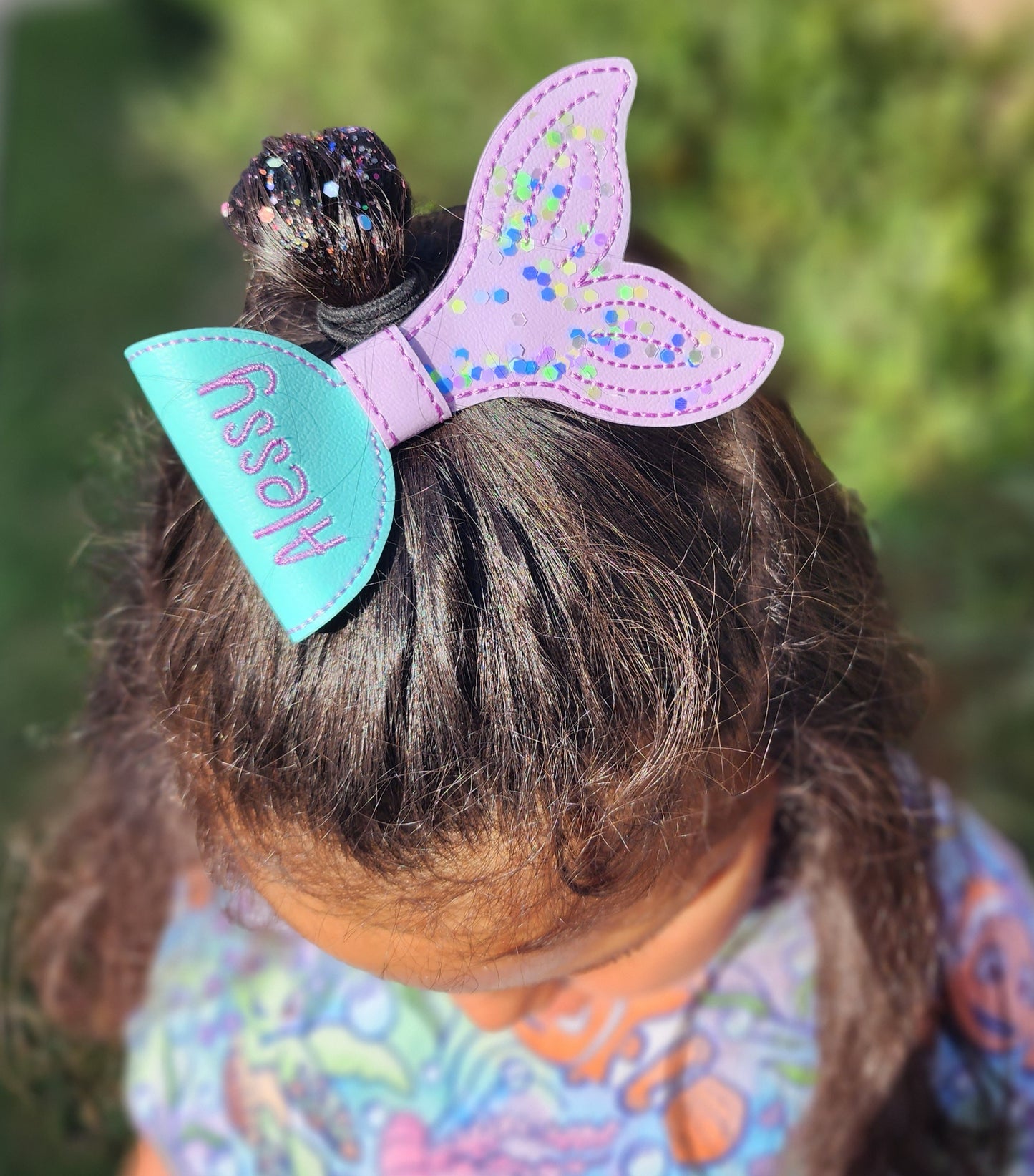 Custom Mermaid Shaker Bow