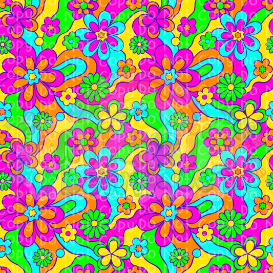 Retro Floral Bright