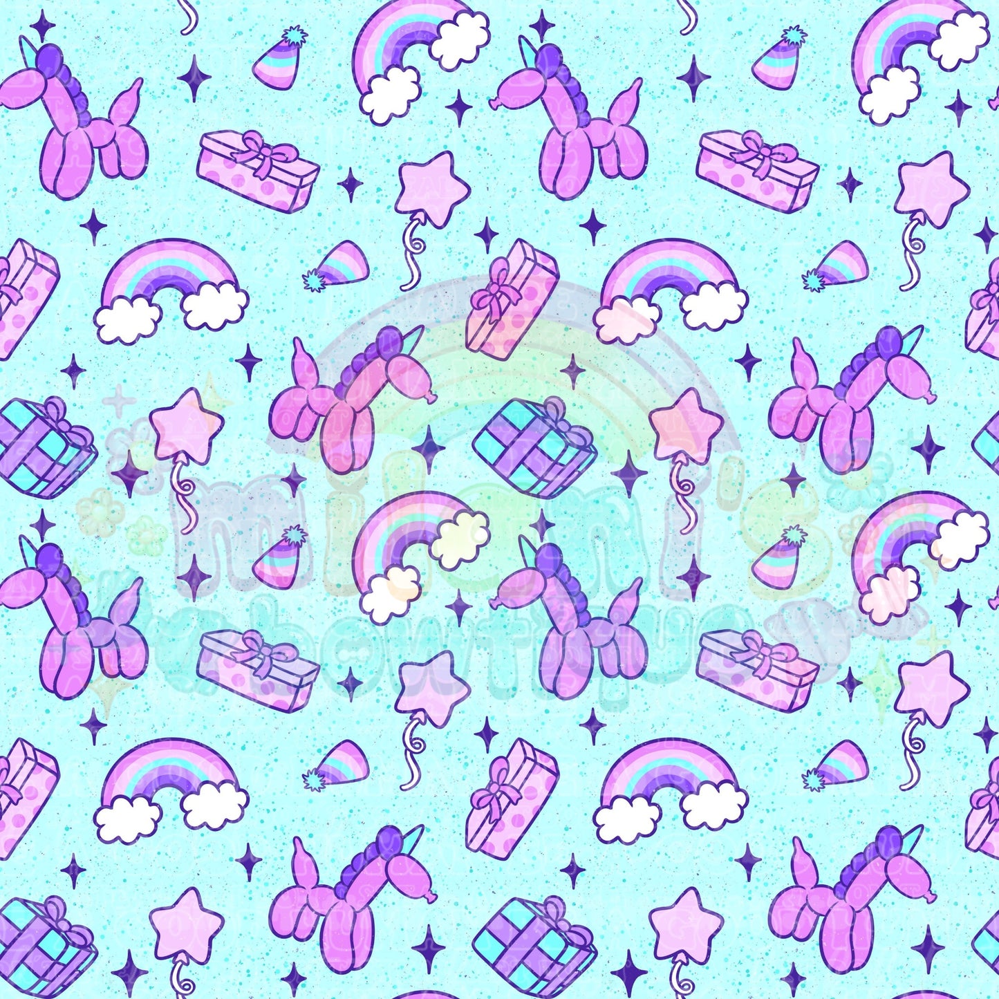 B-day Balloon Unicorns