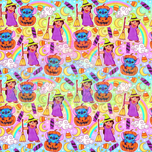 Blue Alien Halloween