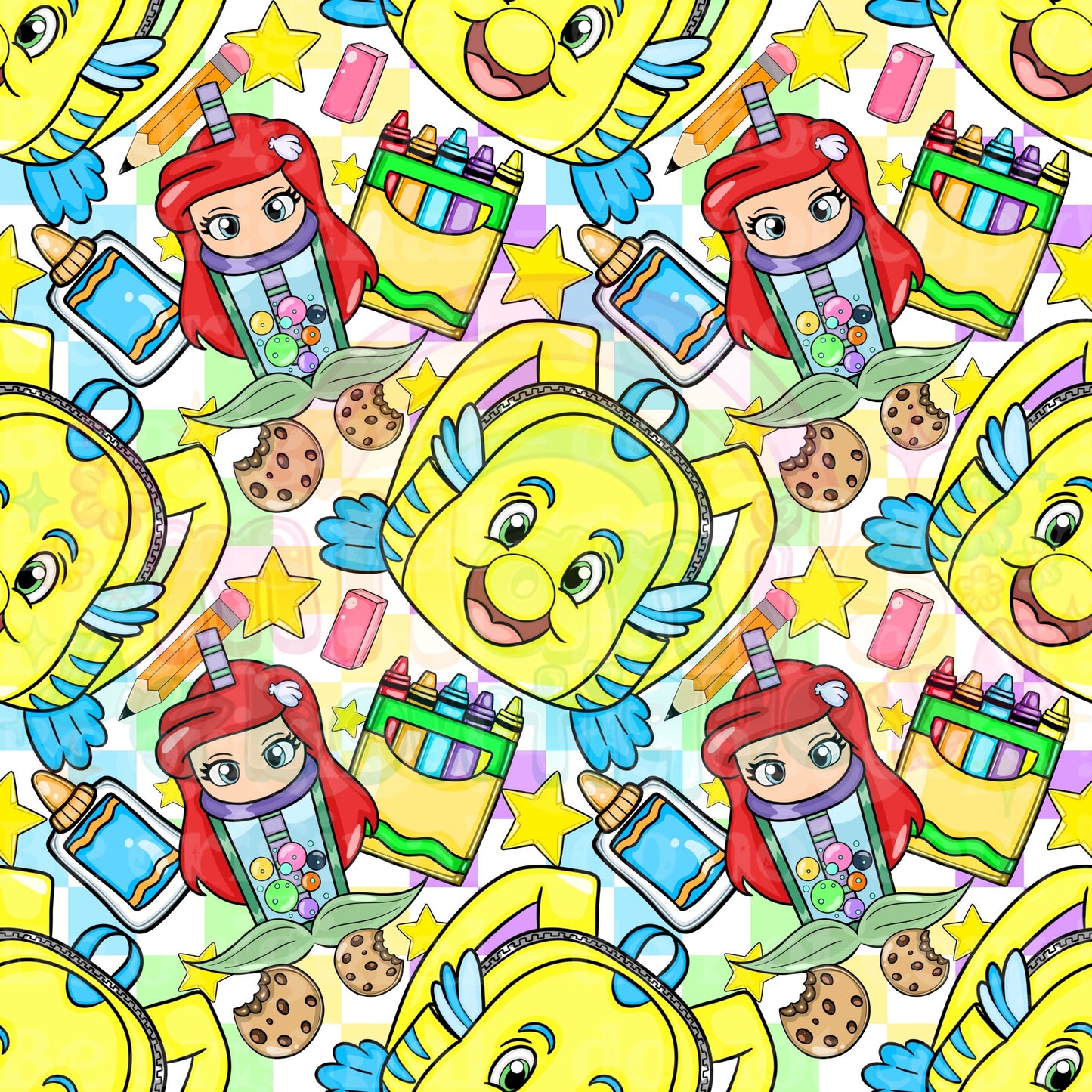 Mermaid Princess Backpacks