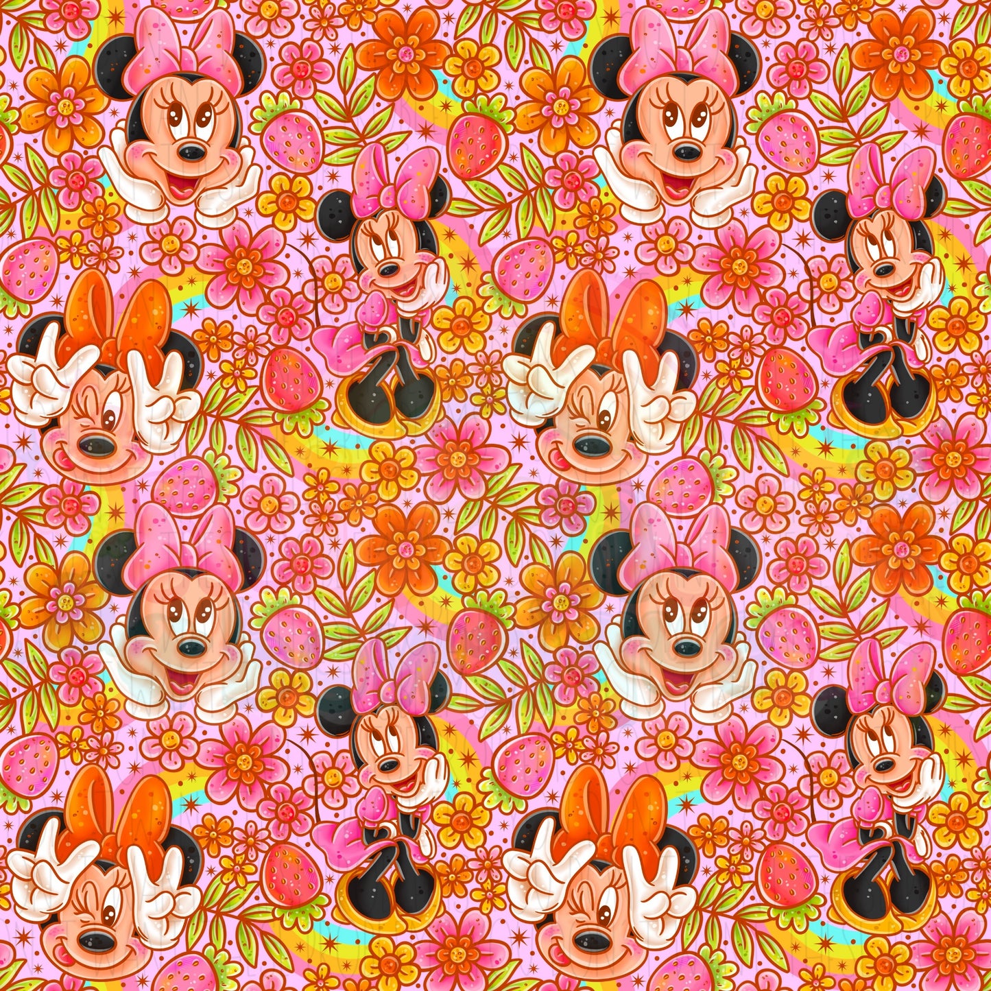 Pink Mouse Floral