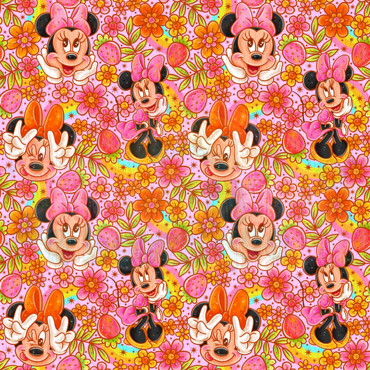 Pink Mouse Floral