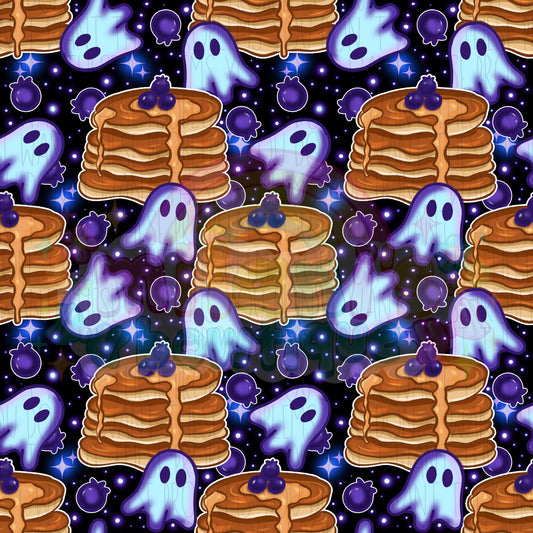 Boo-berry Pancakes