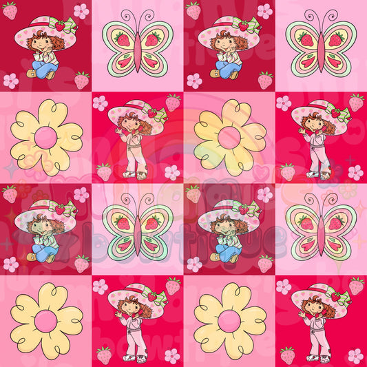 Strawberry Girl Checker