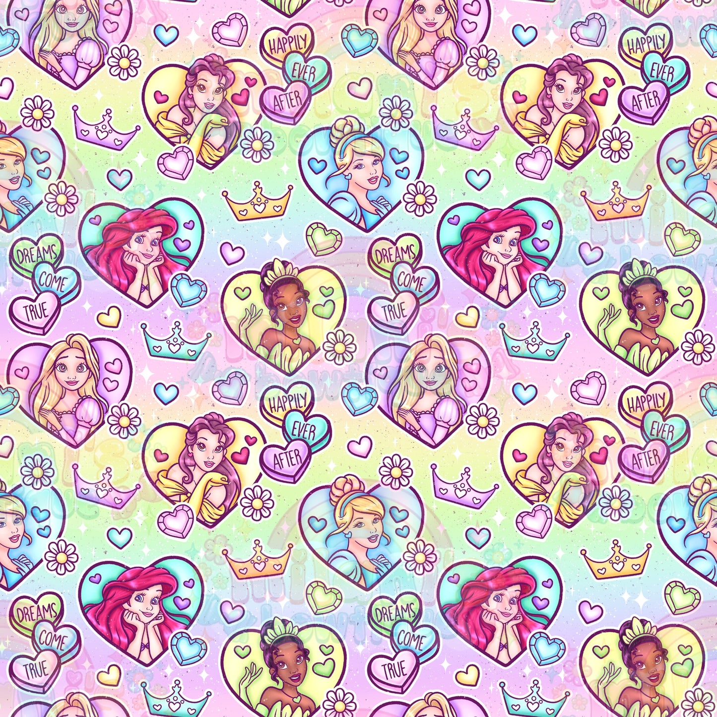 Princess Vday Hearts