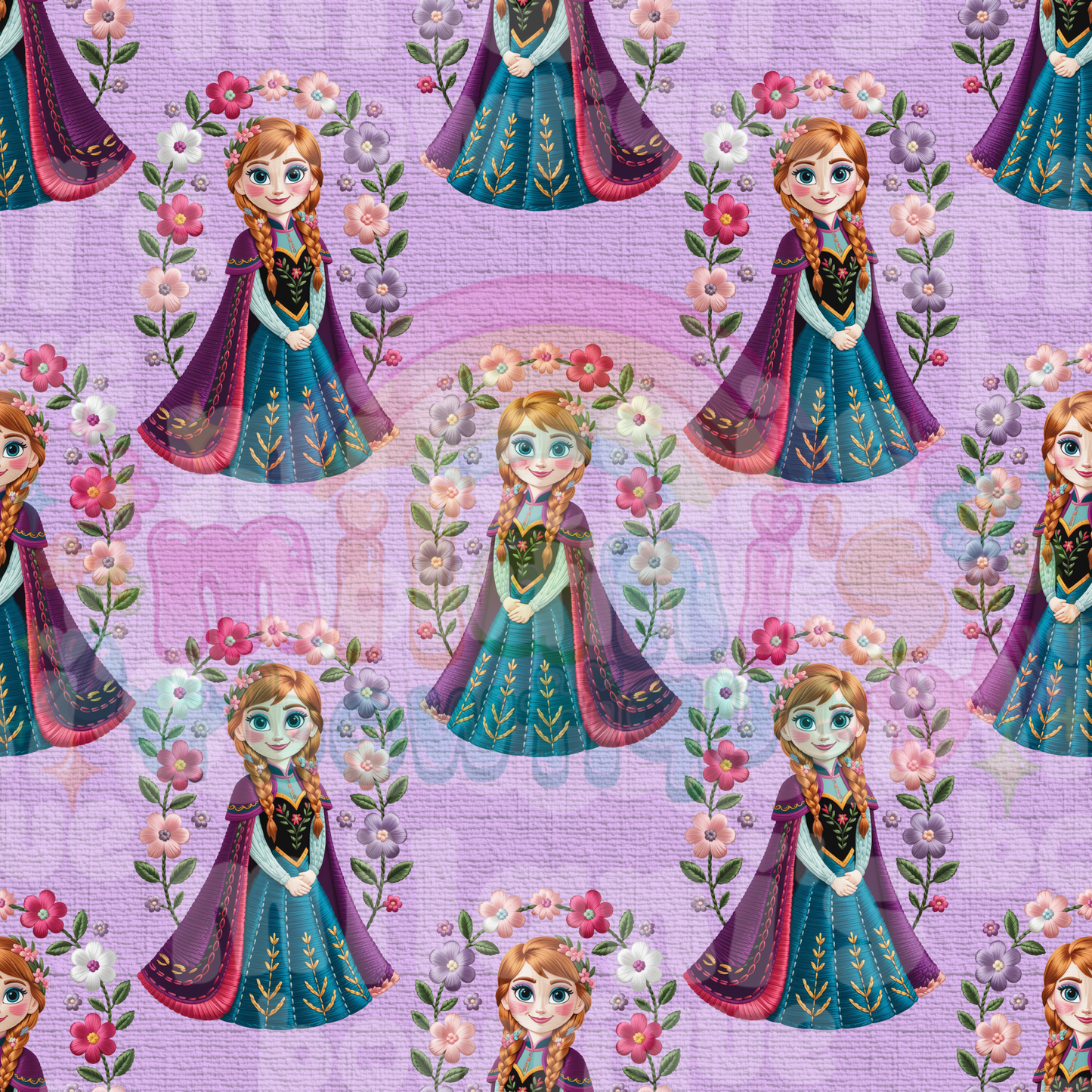Embroidered Anna