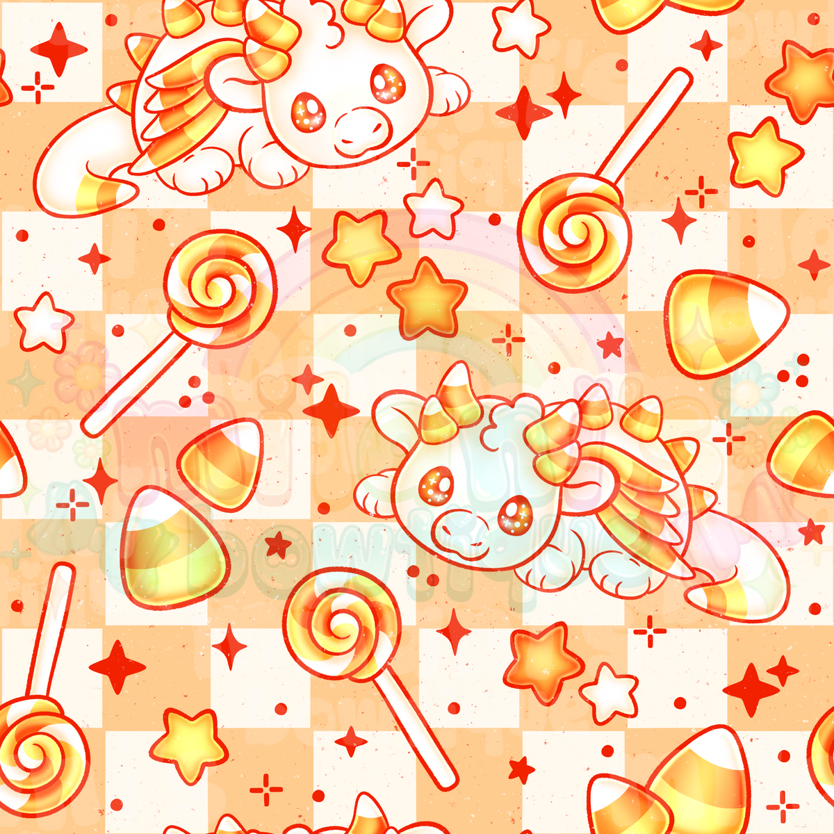 Candy Corn Dragons