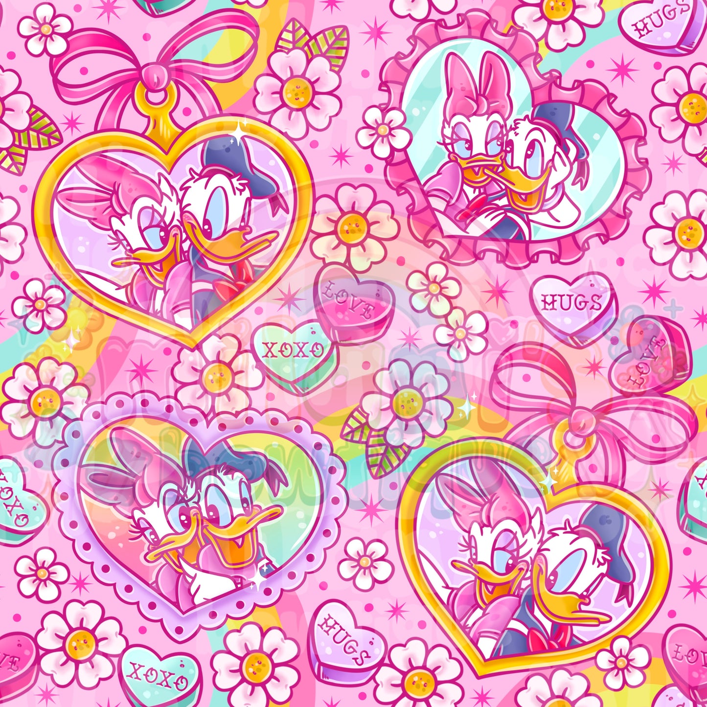Ducks Vday Hearts