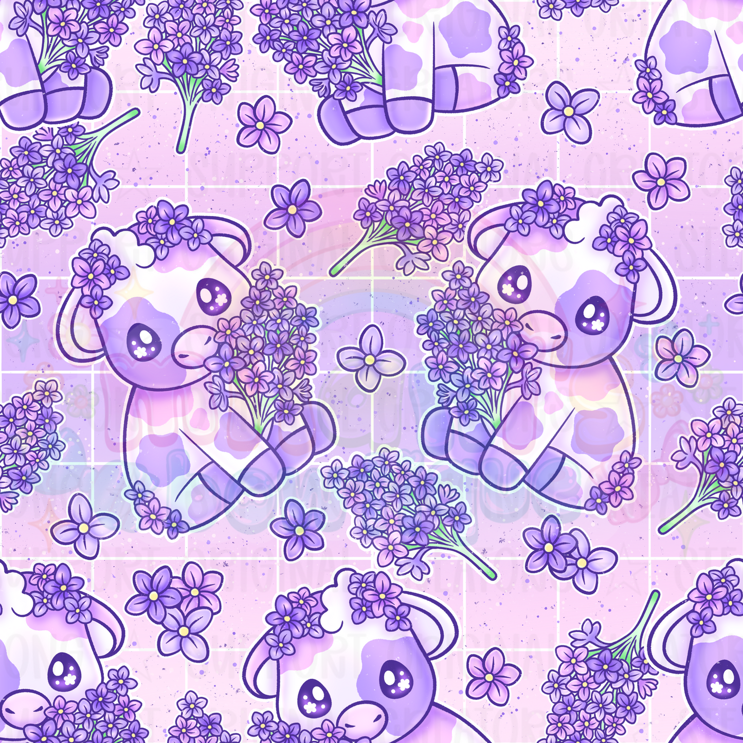 Lilac Cows