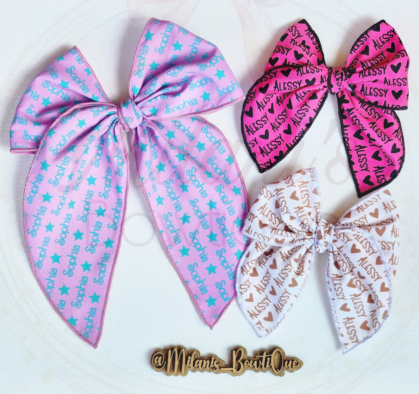 Personalized Sailor Bow