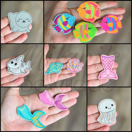 Under the Sea Feltie Clips