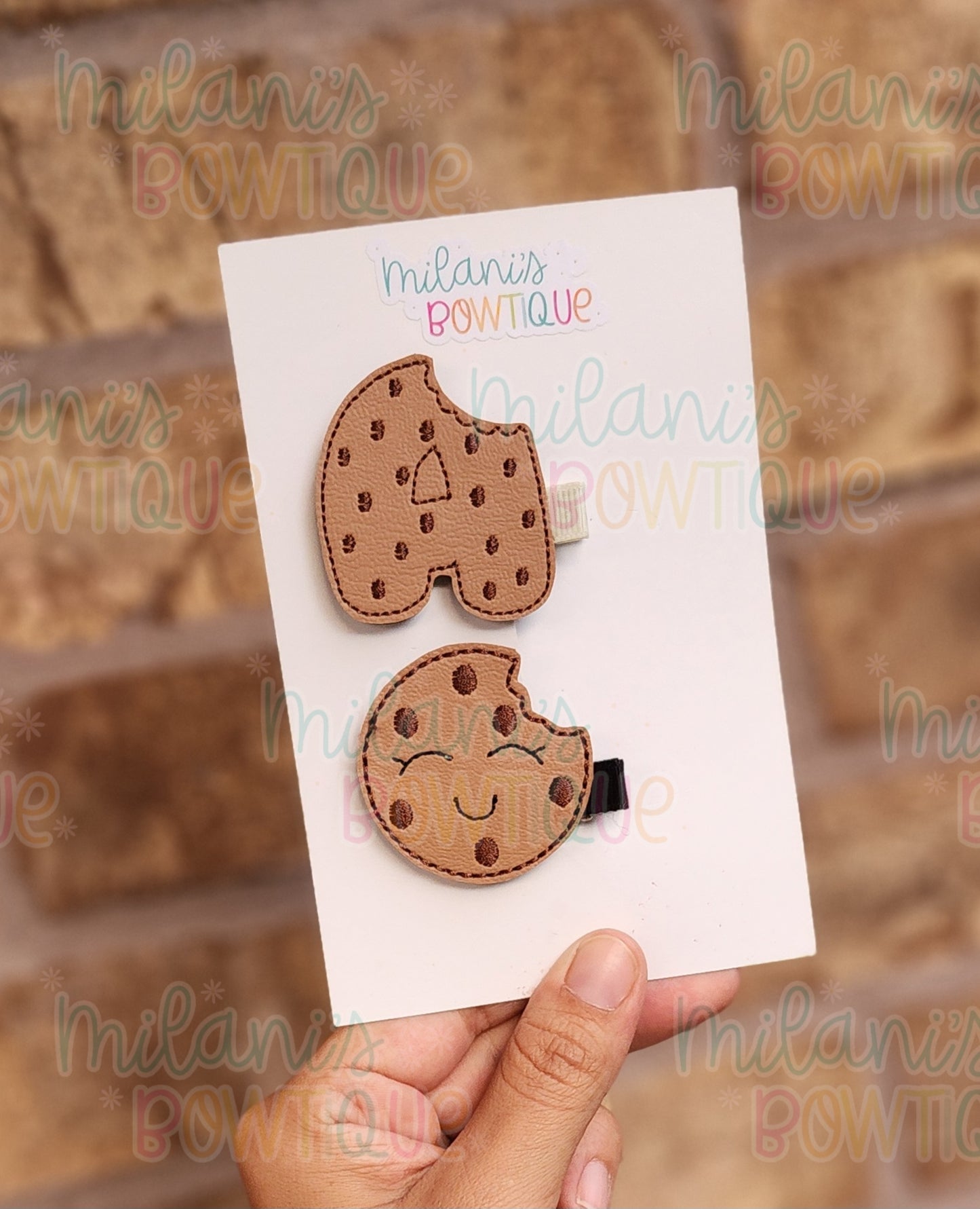 Cookie Initial Feltie Clip