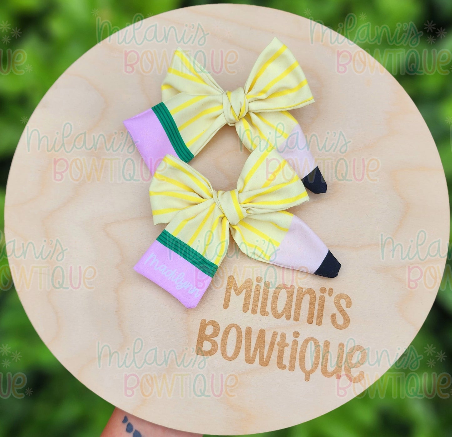 Custom BTS Fabric Bows