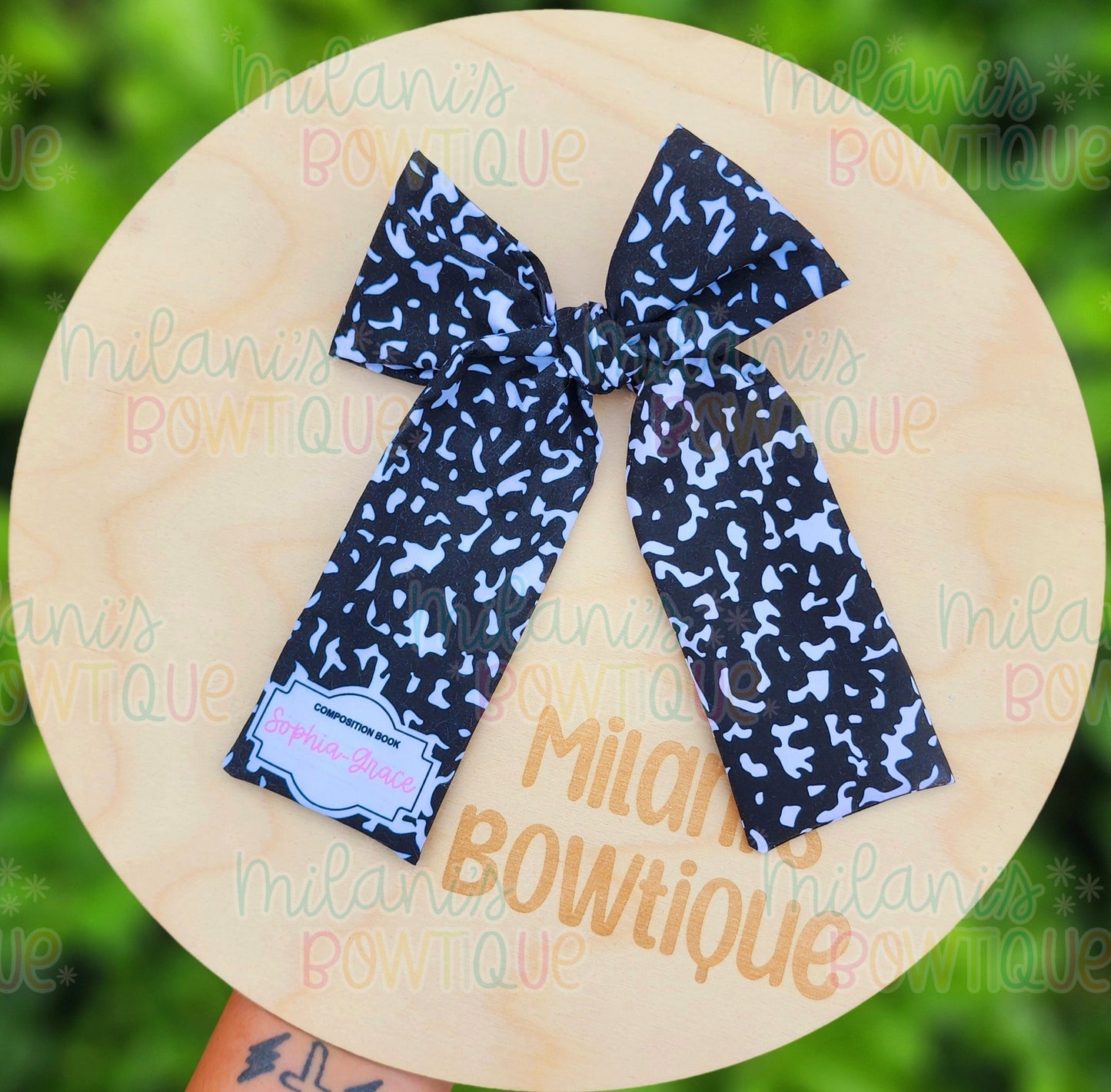 Custom BTS Fabric Bows