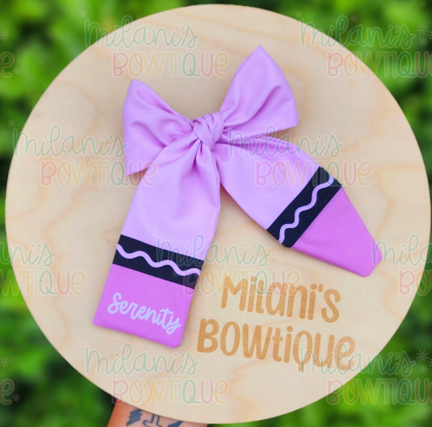 Custom BTS Fabric Bows