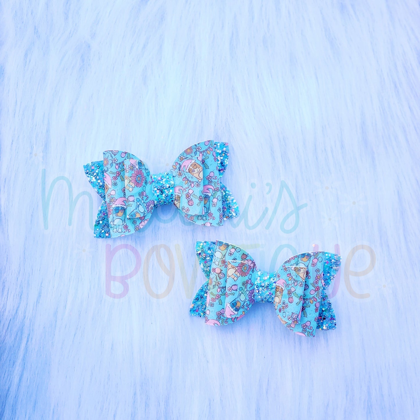 Heeler Christmas Floral