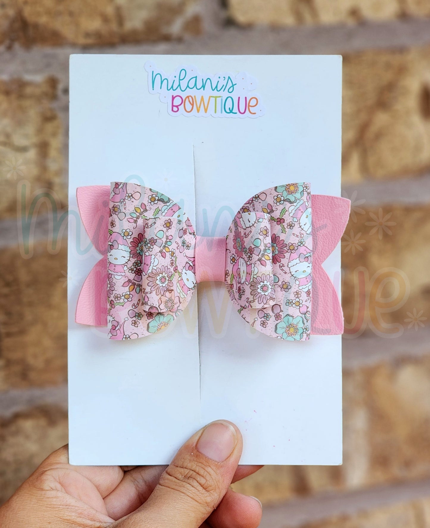 Kitty Christmas Floral