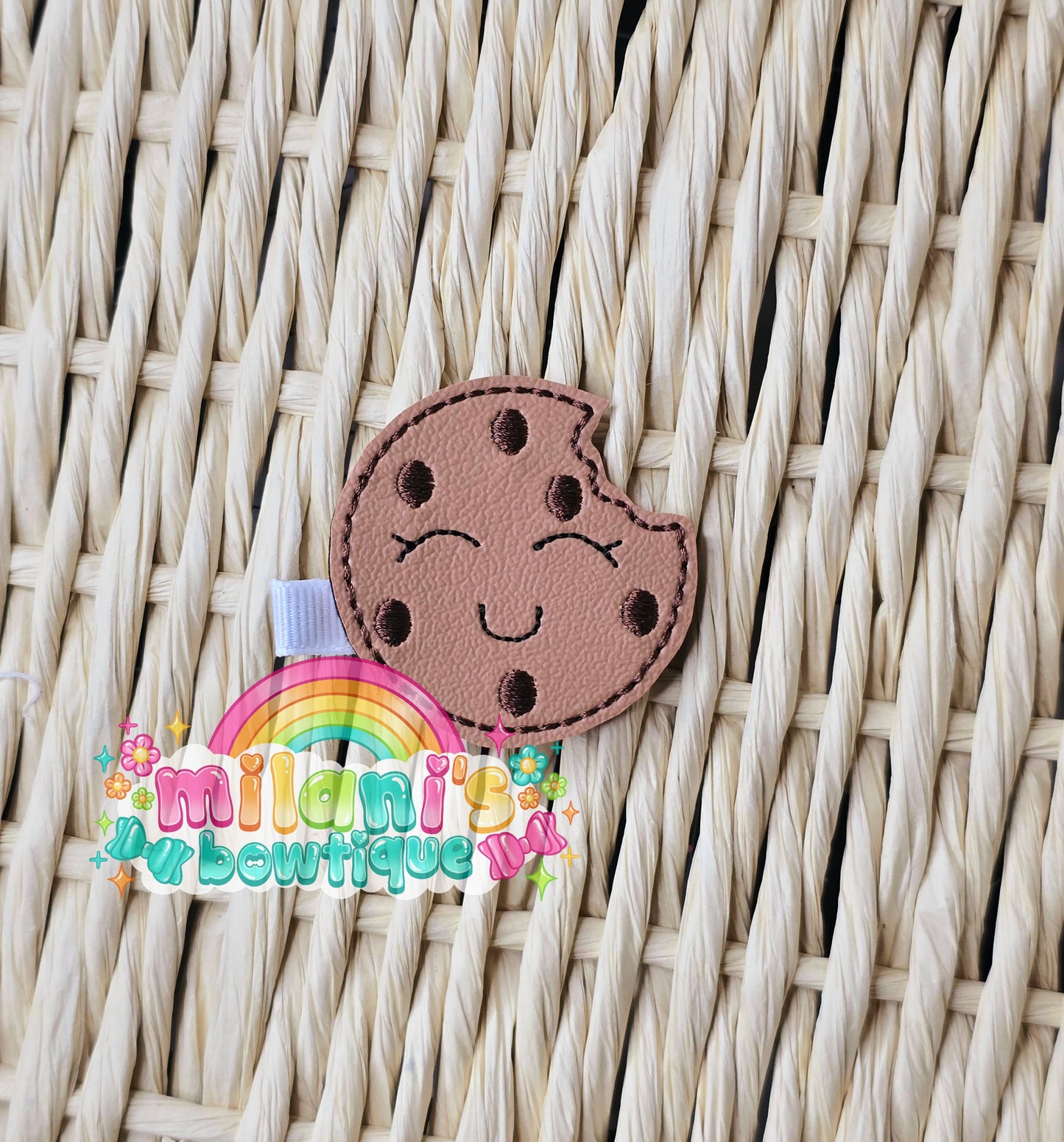 Cookie Initial Feltie Clip