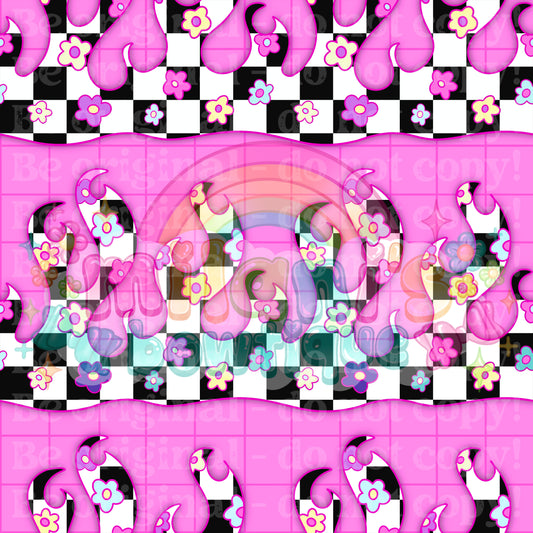 Checker Flames