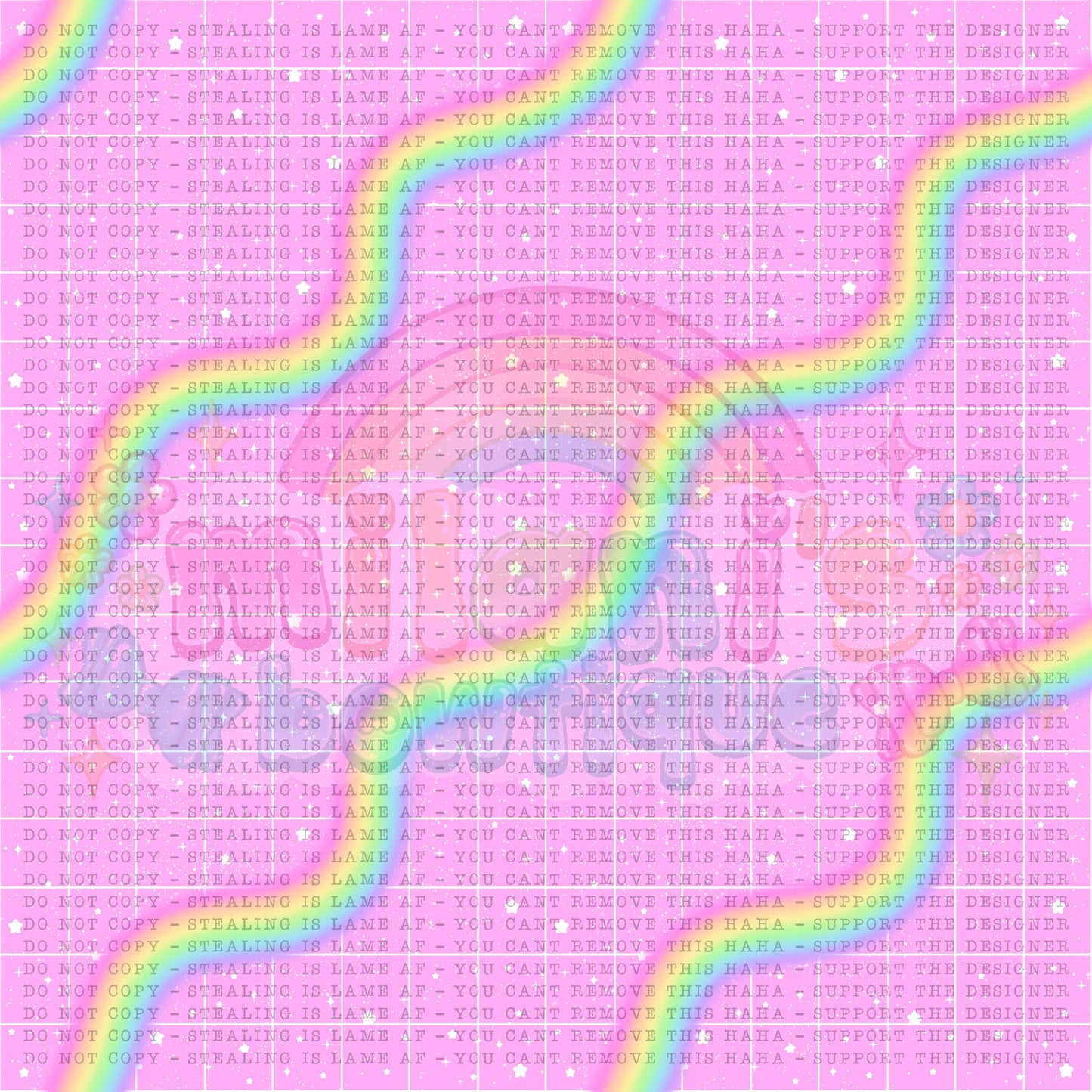 Wavy Rainbow Pink