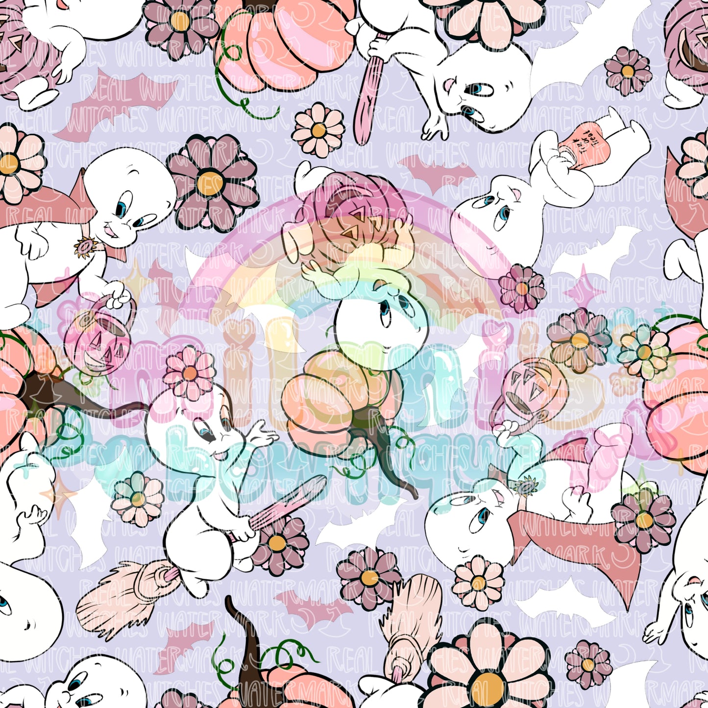 Floral Friendly Ghost