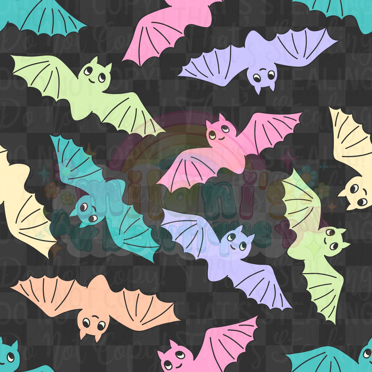 Pastel Bats